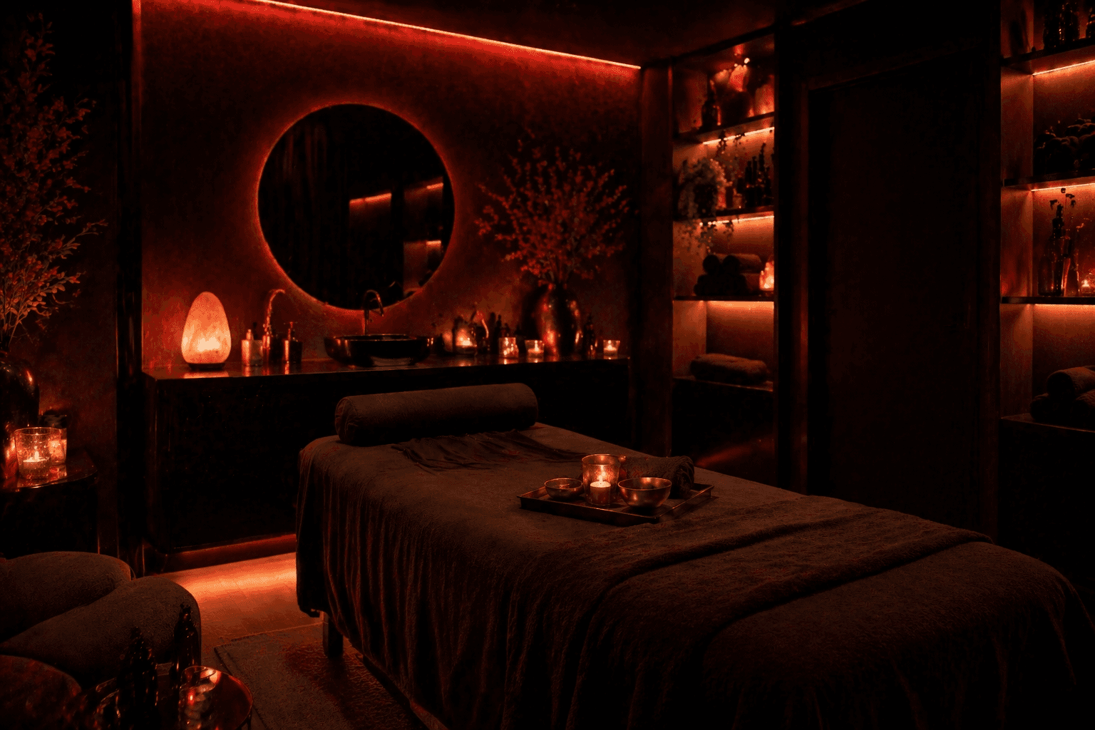 Ambiente rilassante e curato del centro estetico