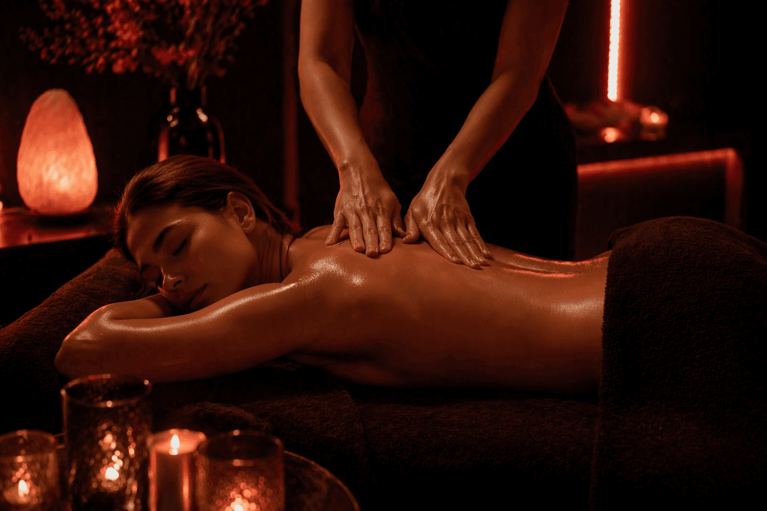 Momento relax dedicato a massaggi e benessere